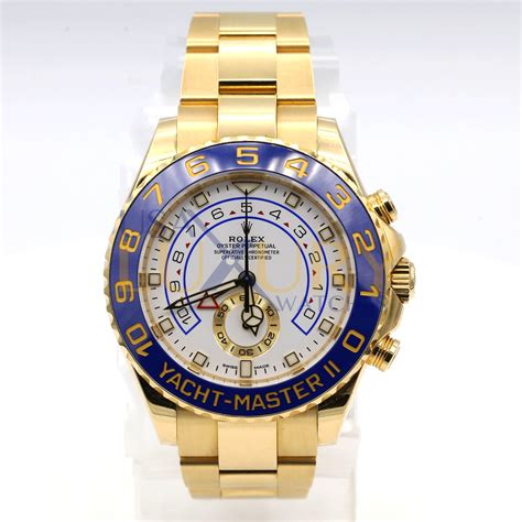 rolex yachtmaster 2 gold used